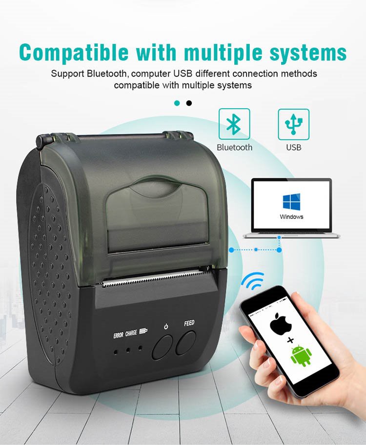 Portable pirnter for iphone