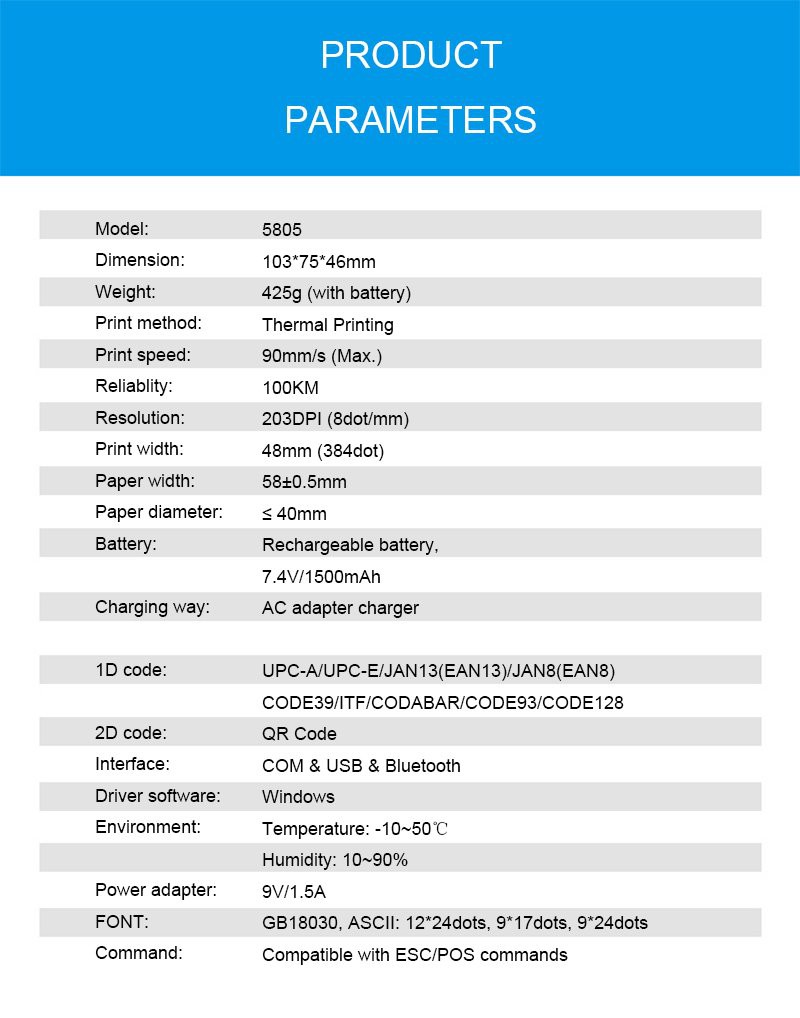 Portable smartphone printer