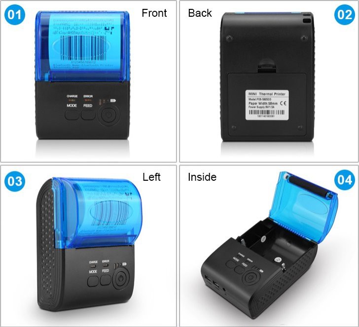 Mini printer for laptop