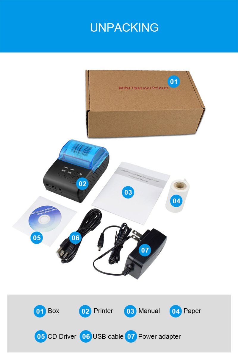 Mini printer for phone